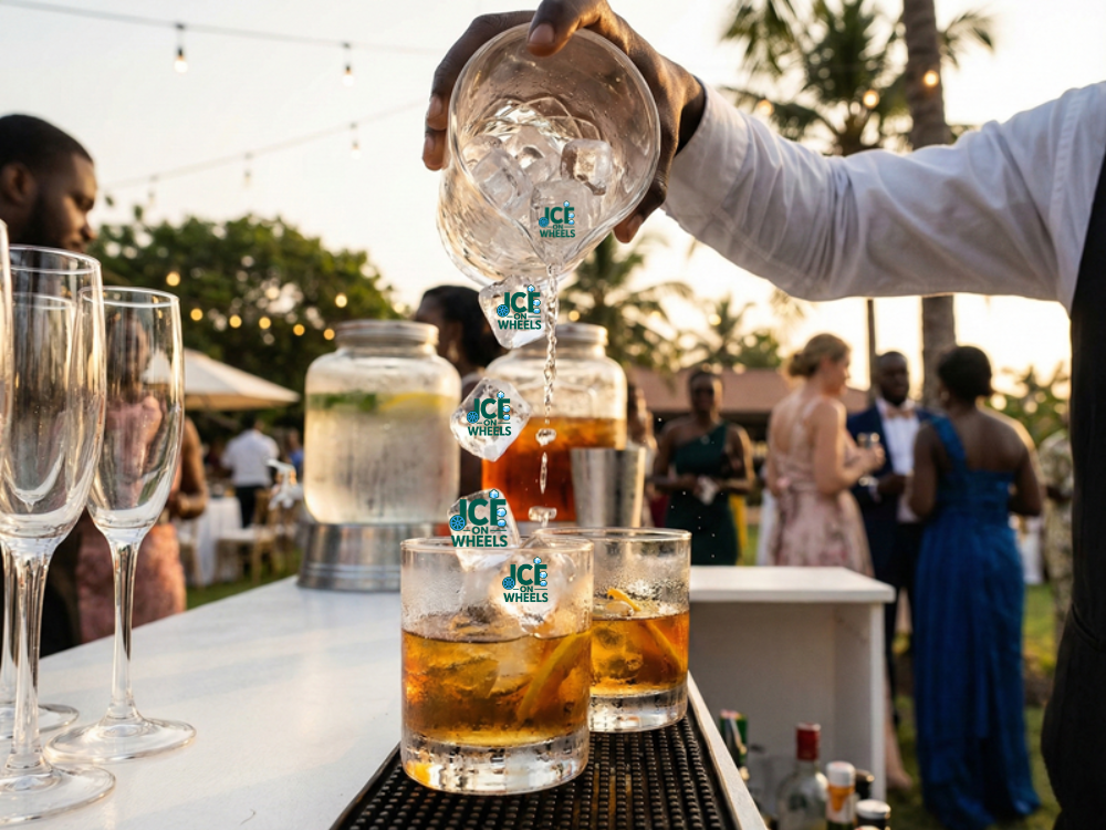 Corporate event ice service